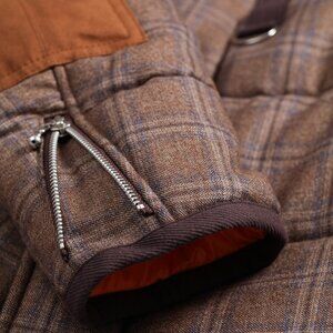 Junya Watanabe MAN - Wool Check x Cotton Corduroy x Cotton Salvedge Padded Jacke